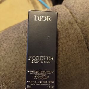 Dior Forever Skin Wear Box in Deep Blue with Silver Logo